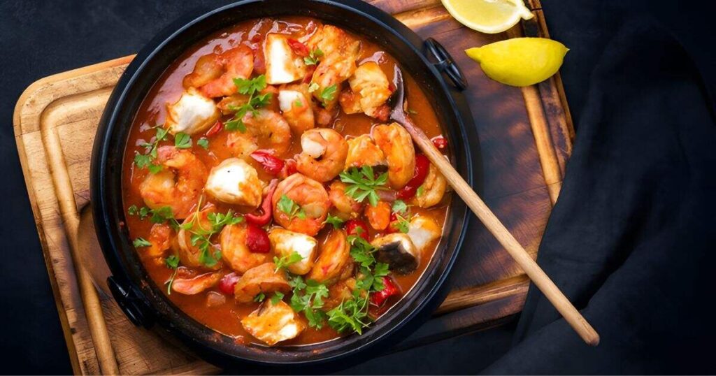 Cioppino in a bowl