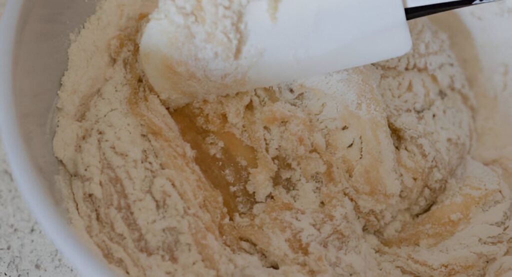 Combine Wet and Dry Ingredients of Chocolate chip cookies