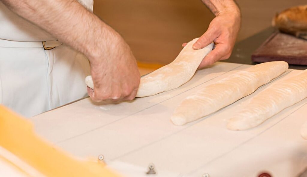 baguette dough shaping