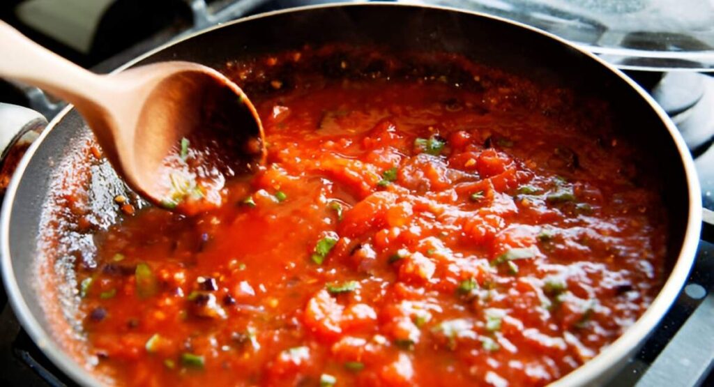 Make the Pomodoro Sauce